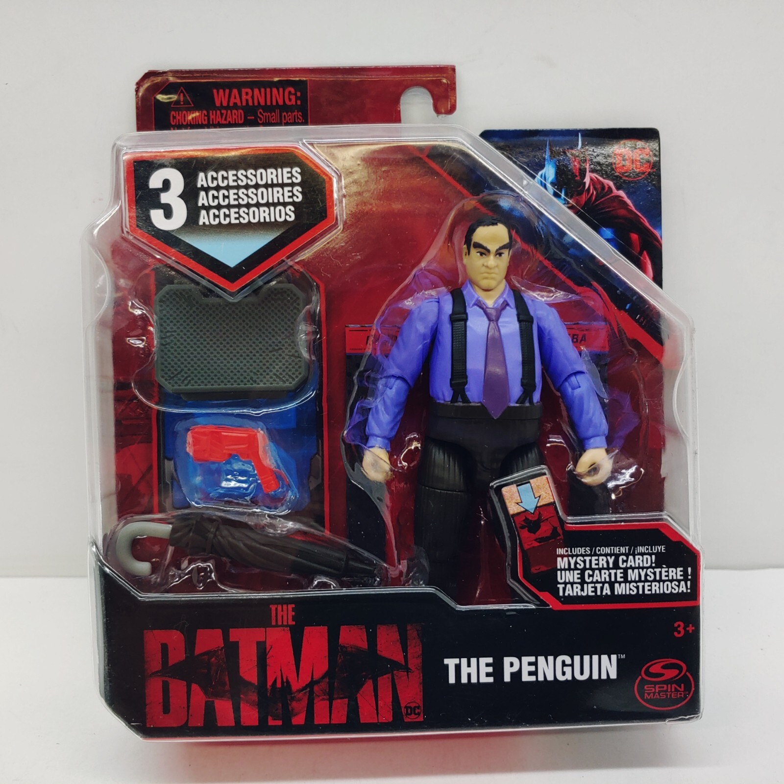 The Batman Movie The Peguin Spin Master Action Figure 3.75&Prime; DC Comics 2021