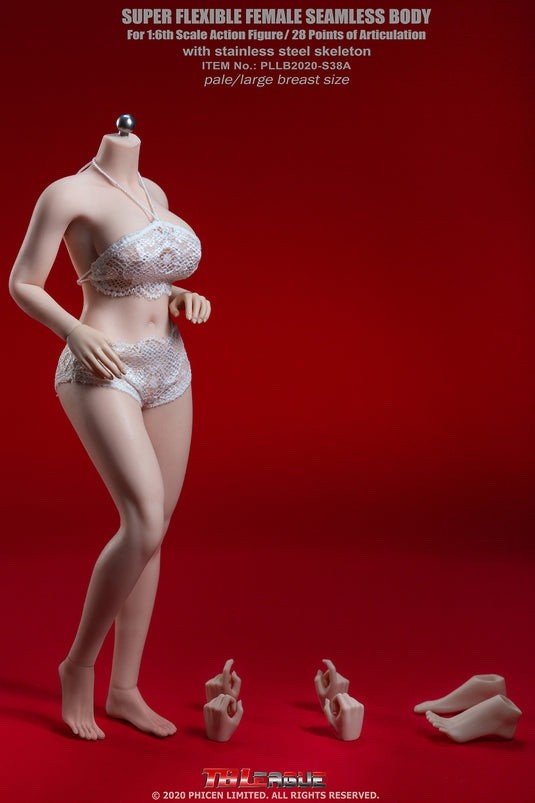 TBLeague 1/6th scale Super Flexible Seamless Nude Body.