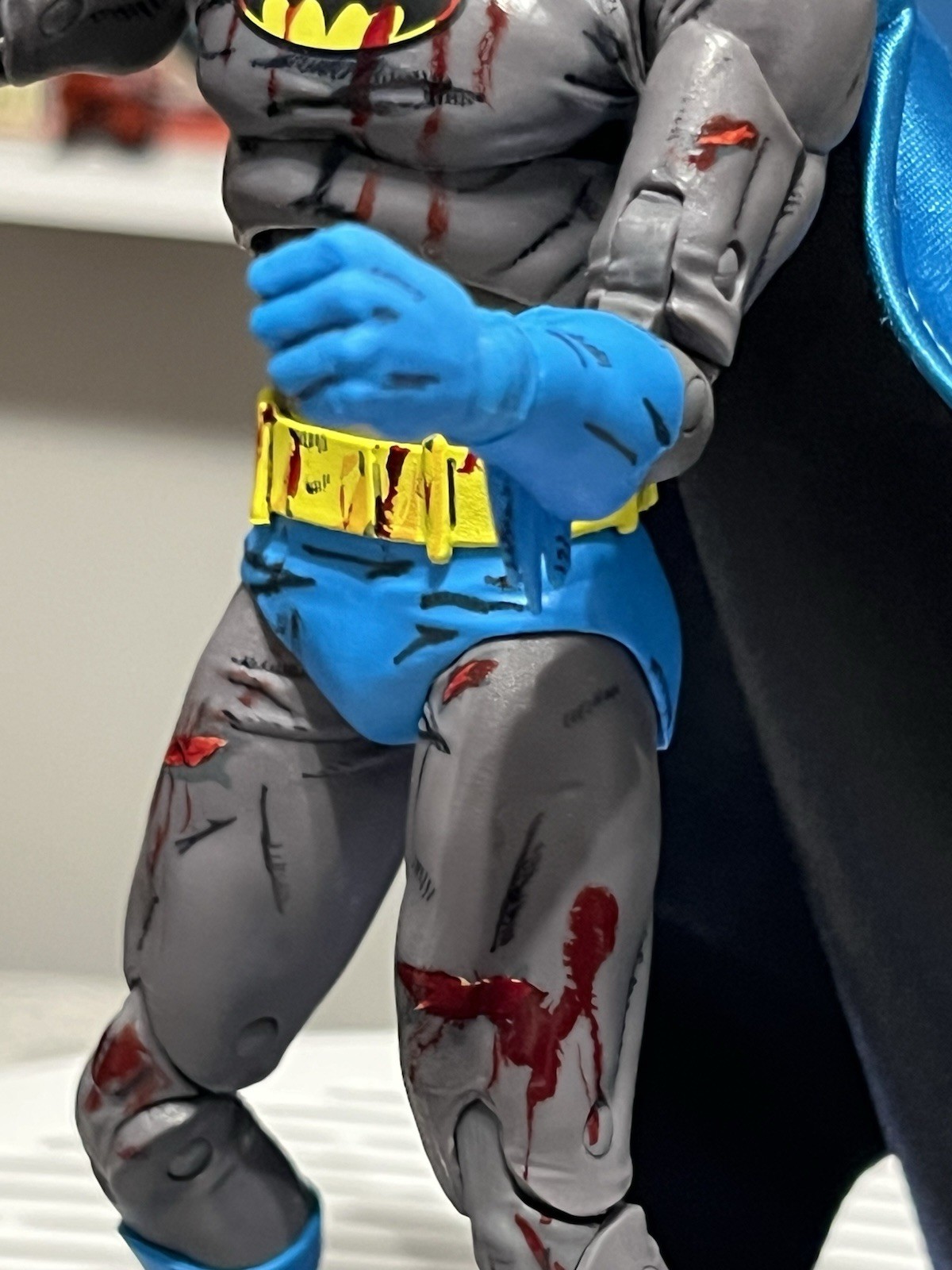 Batman: Knightfall DC Multiverse battle Damage Custom Paint