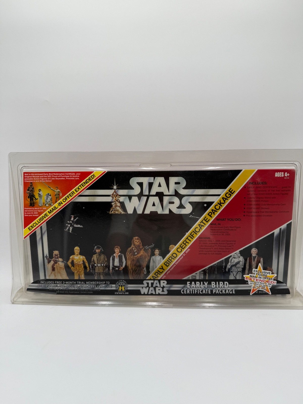 2005 Star Wars Mail In EARLY BIRD CERTIFICATE PACKAGE – LIMITED – NEW SEALED