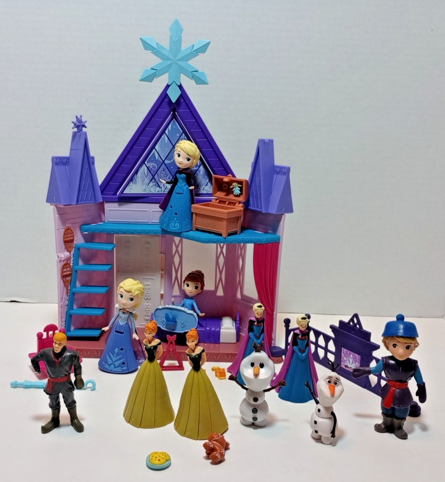 Disney Frozen Playset & Assorted Figures Incomplete 27 Pieces