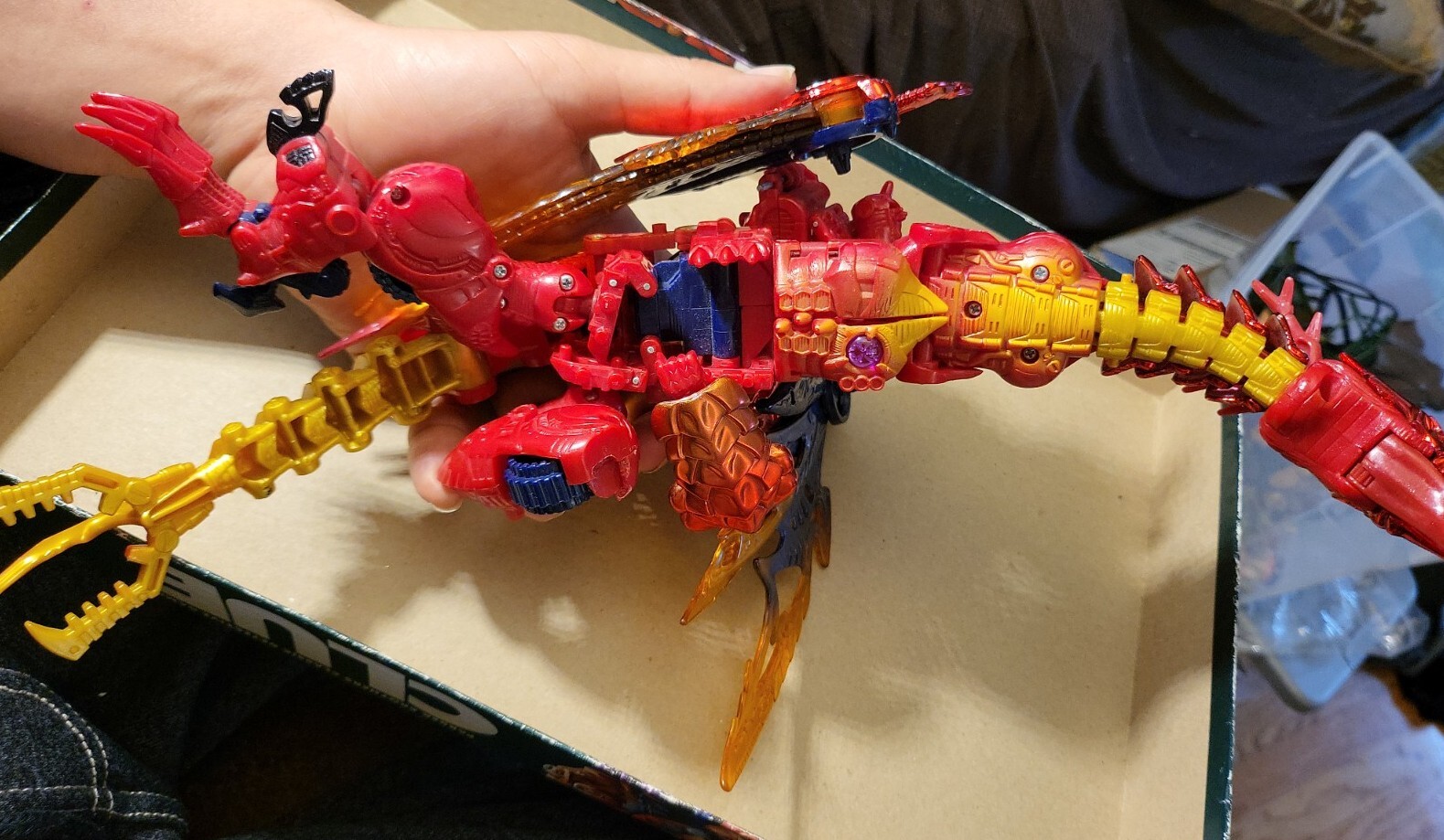 Transformers Beast Wars Transmetal 2 Megatron Dragon For Parts