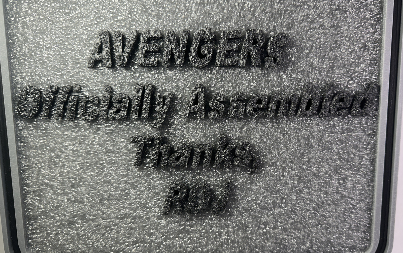 MARVEL Rare! “FIRST DAY” on set ULTIMATE AVENGERS Robert Downey Jr. CREW ONLY