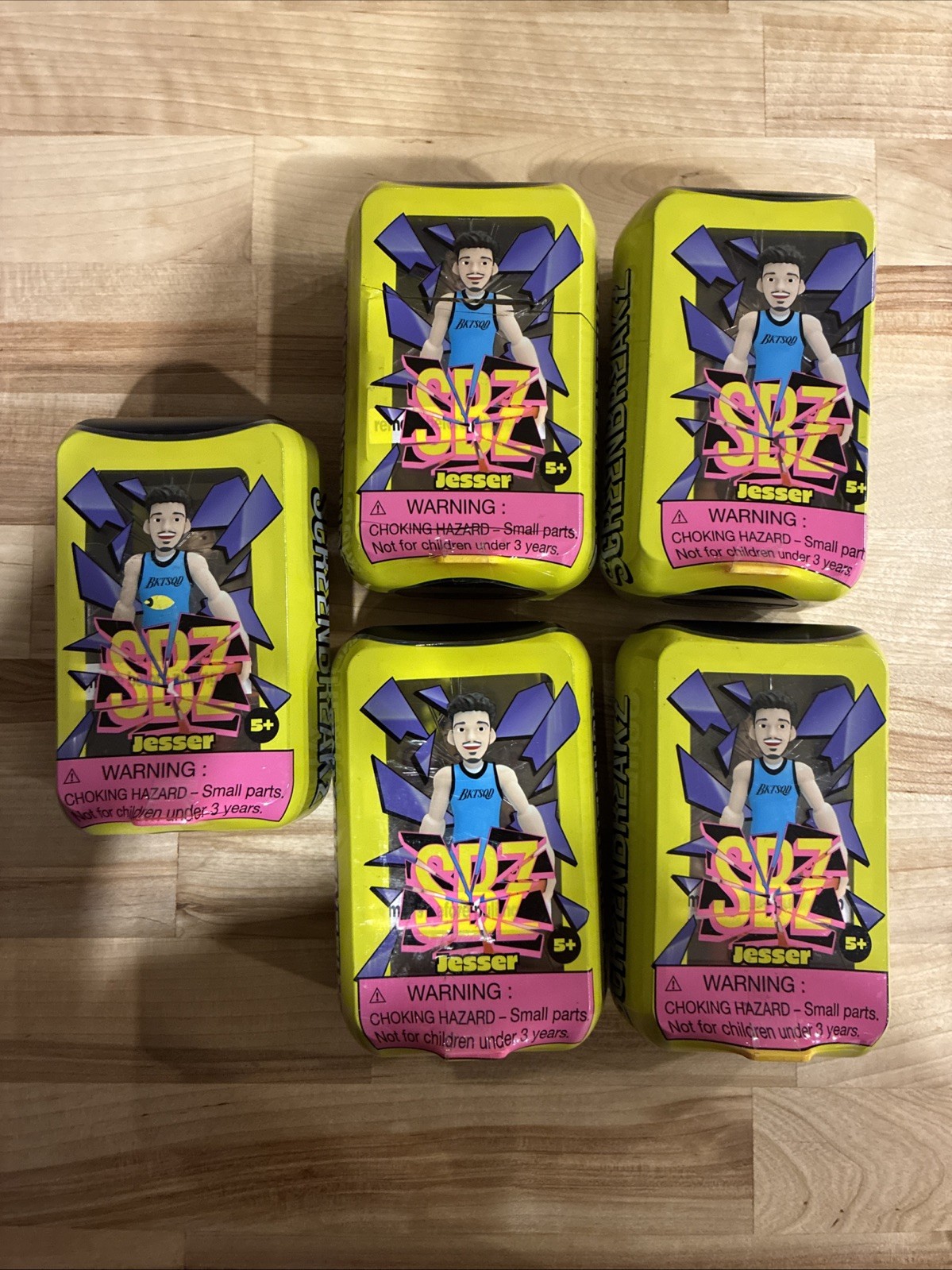 Jesser SBZ NEW & Sealed Screen Breakz Collectible Figure 2024 Lot Of (5) NIB