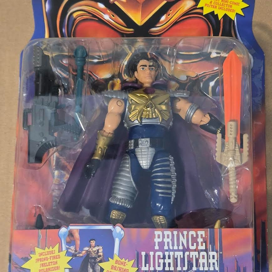 1994 SKELETON WARRIORS Prince Lightstar Playmates Action Figure NEW