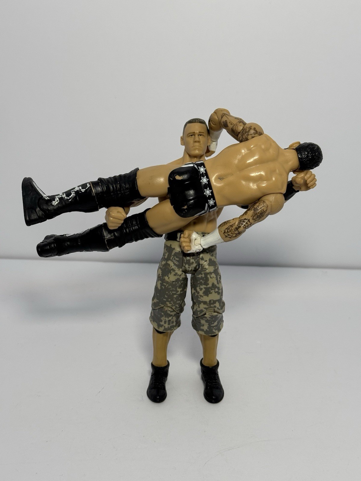 WWE Mattel John Cena & CM Punk Basic Figure Raw SuperShow Camo Superstar