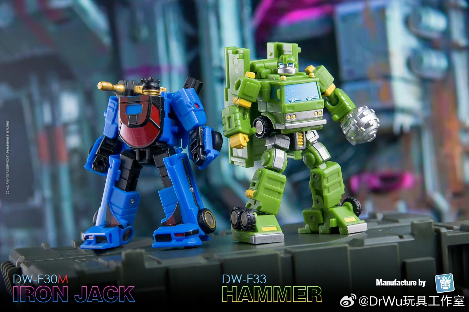 DR.WU DW-E30 IRON JACK / E24M FIREFIGHTERS E32 FIREBALL E31 GAS SMOKE E33 HAMMER