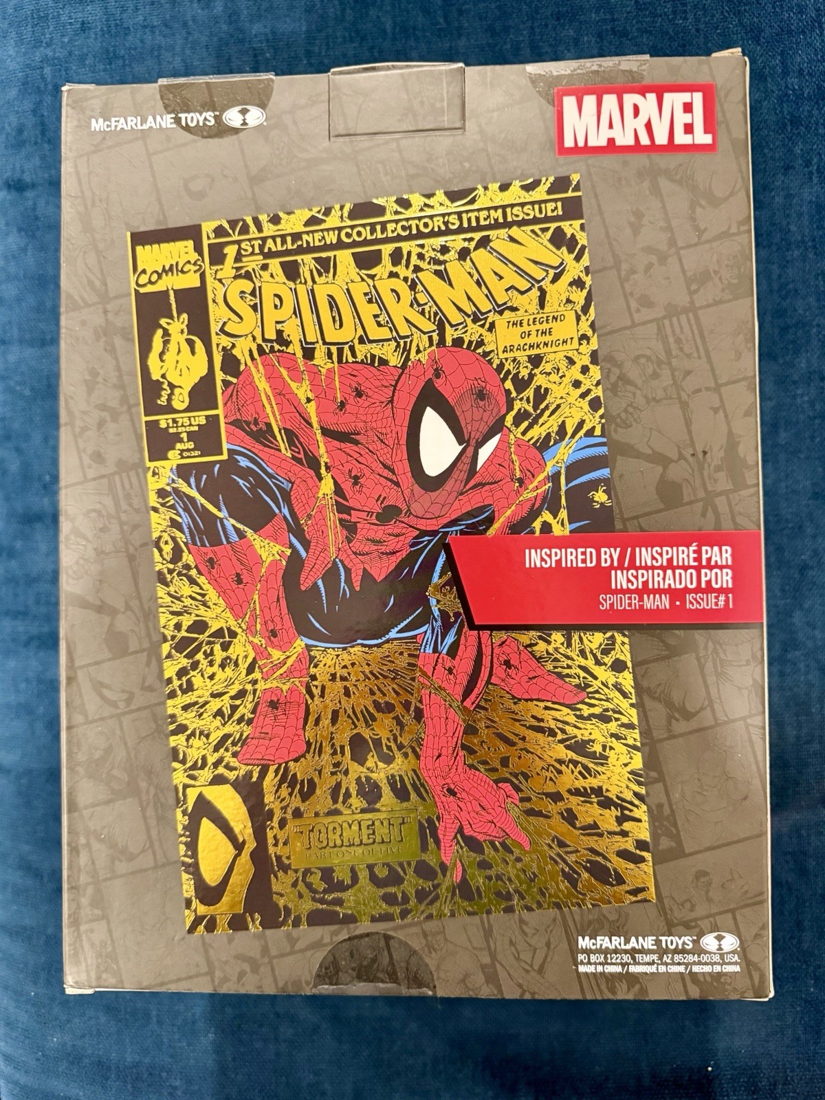 2025 Destination D23 McFarlane Spider-Man #1 Gold Label Autograph Series Figure