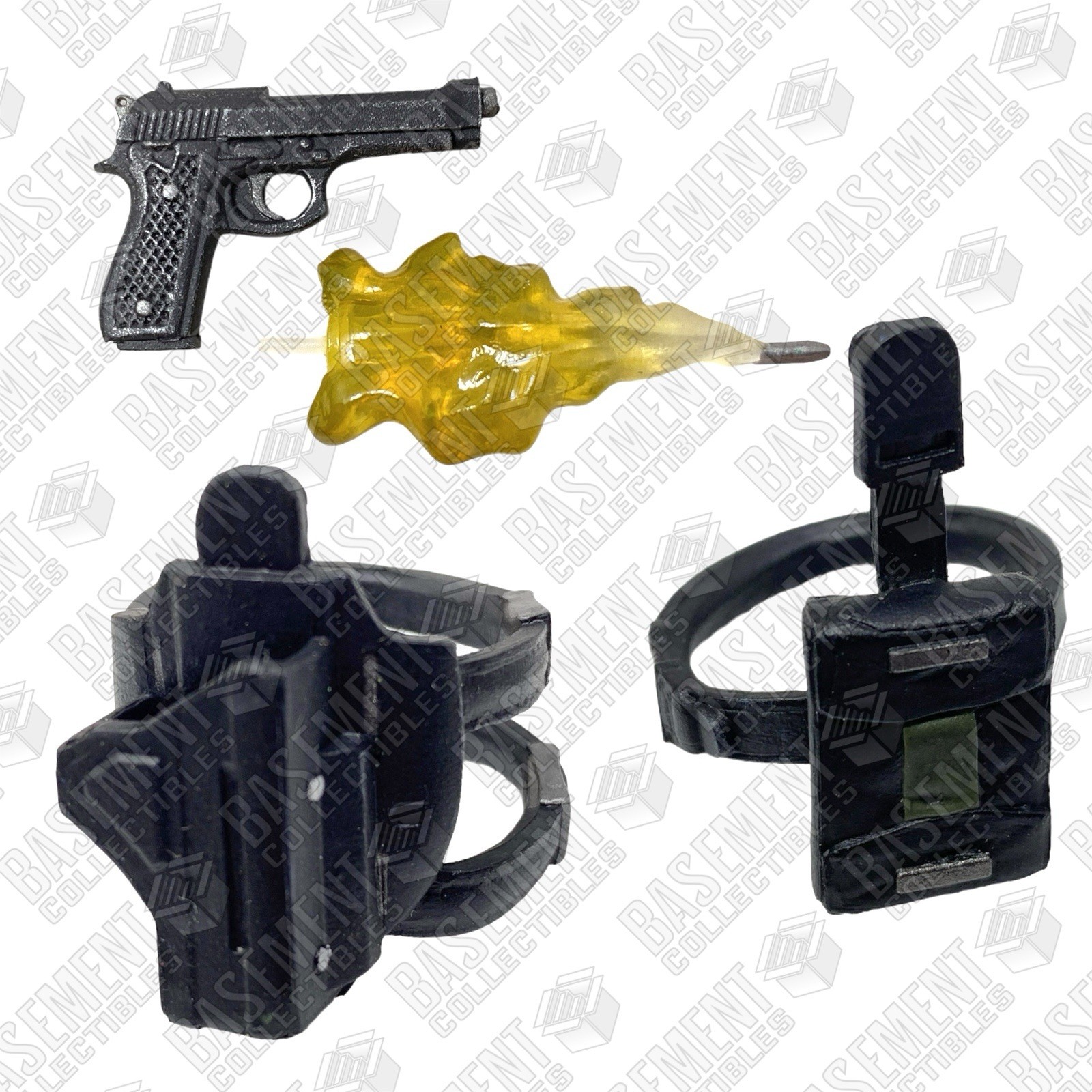 Mezco One:12 Roadblock – Handgun, Thigh Holster & Pouch G.I. Joe 1:12 Scale