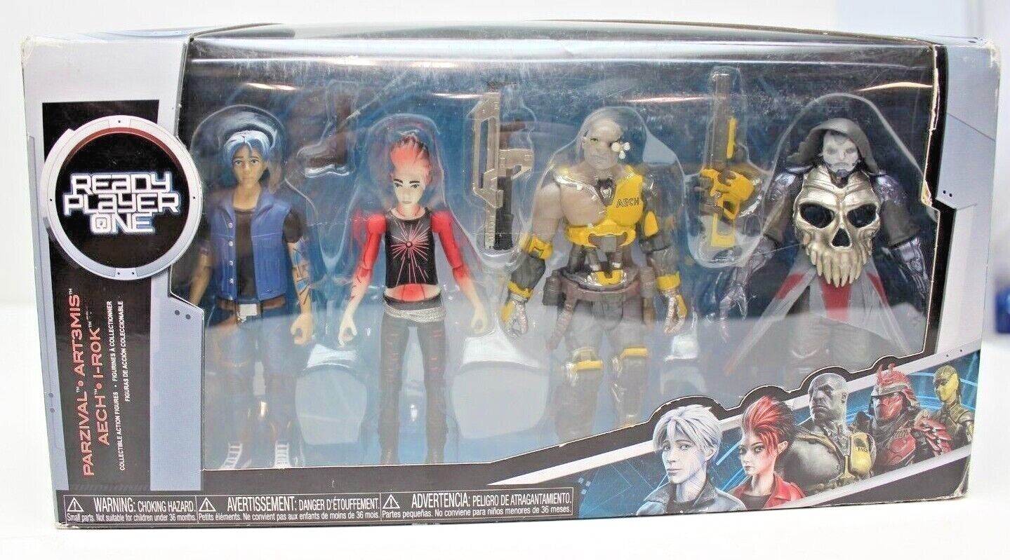 Funko Ready Player One 4 Pk Action Figure Set- Parzival Art3mis Aech & I-Rok NIP