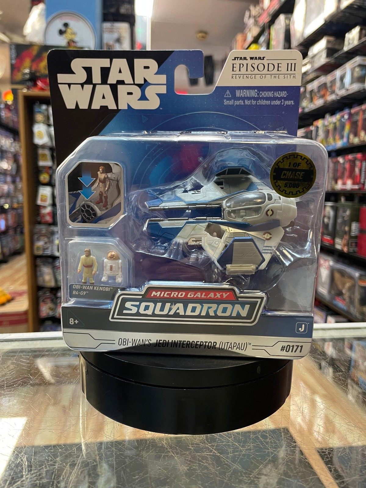 Obi Wans Jedi Interceptor -Chase 1/5000- (Star Wars Micro Galaxy Squadron, Jazw