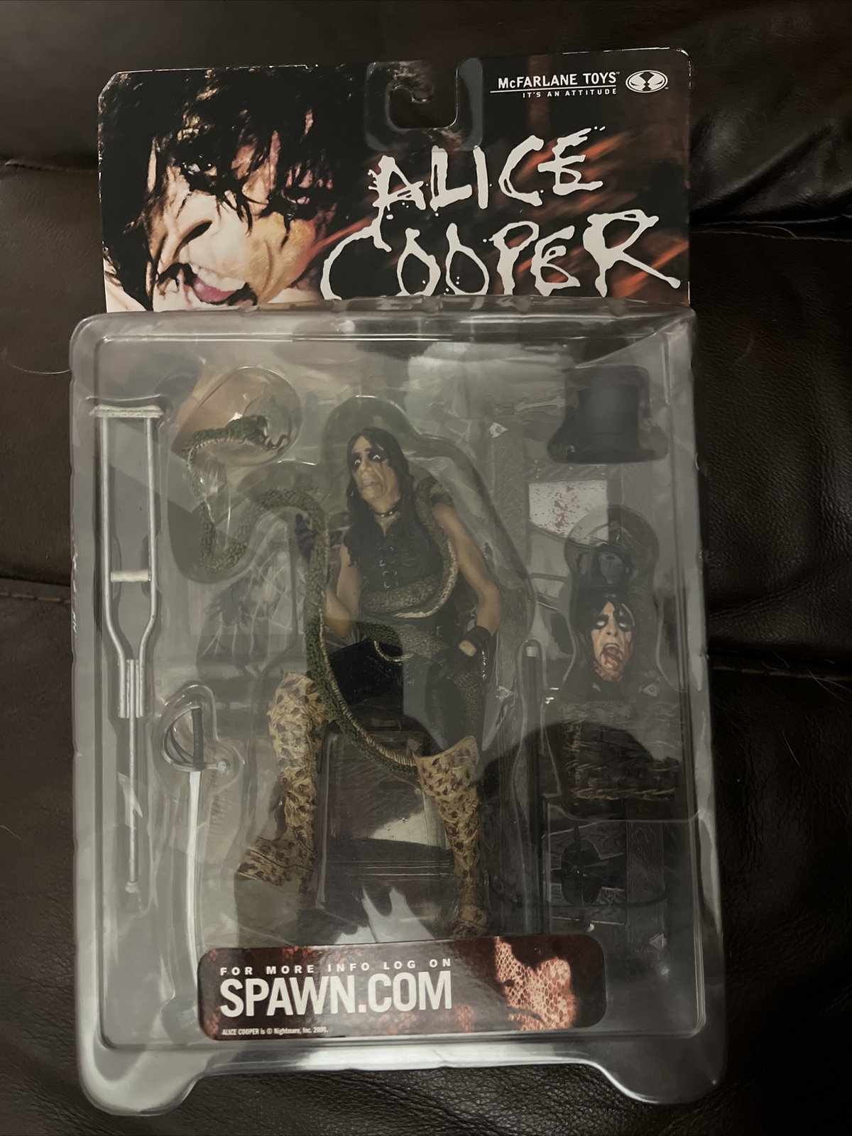 Alice Cooper Action Figure McFarlane Toy 2000 Spawn Sealed New 14 Piece Diorama