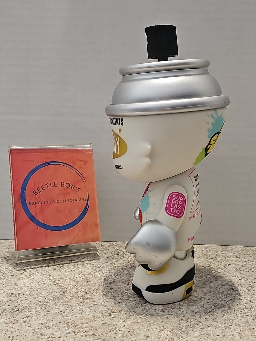 Superplastic Sket One Gold SuperKranky 8&Prime; Art Figure *LOOSE NO BOX MISSING CAP*
