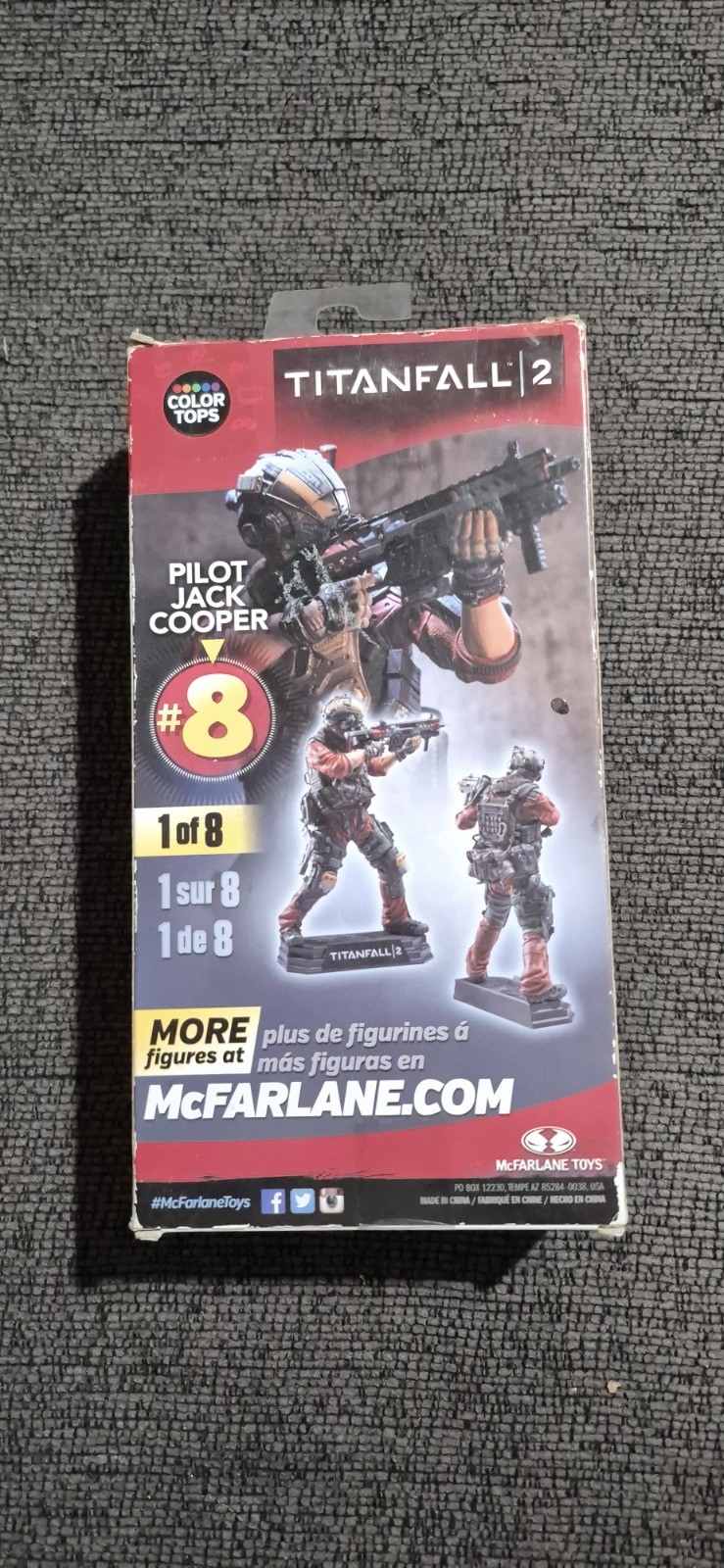 Titanfall 2 Pilot Jack Cooper Action Figure McFarlane Color Tops Box Has Wear