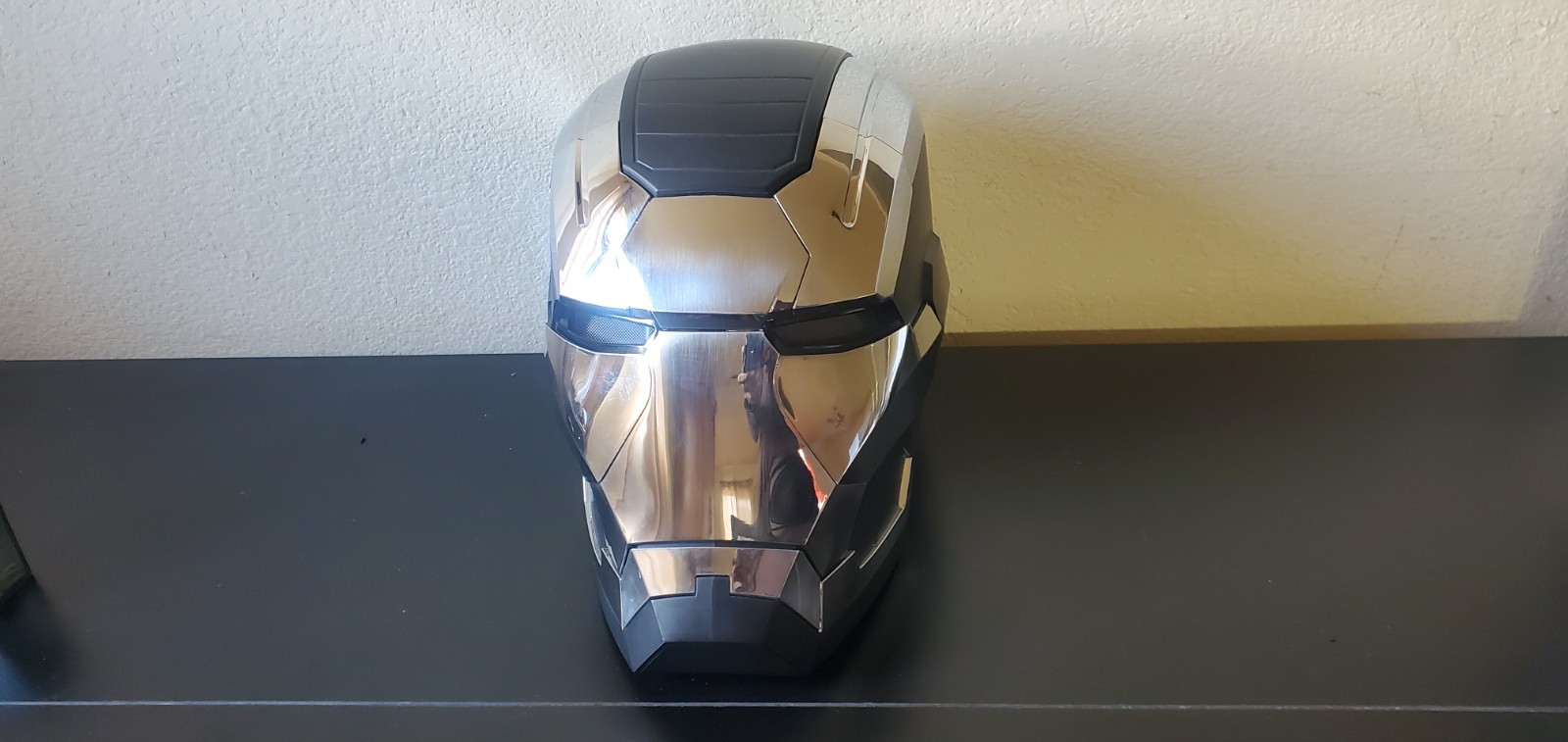 Iron Man mask MK5 Hemet / mask Black & Silver. – US SELLER.