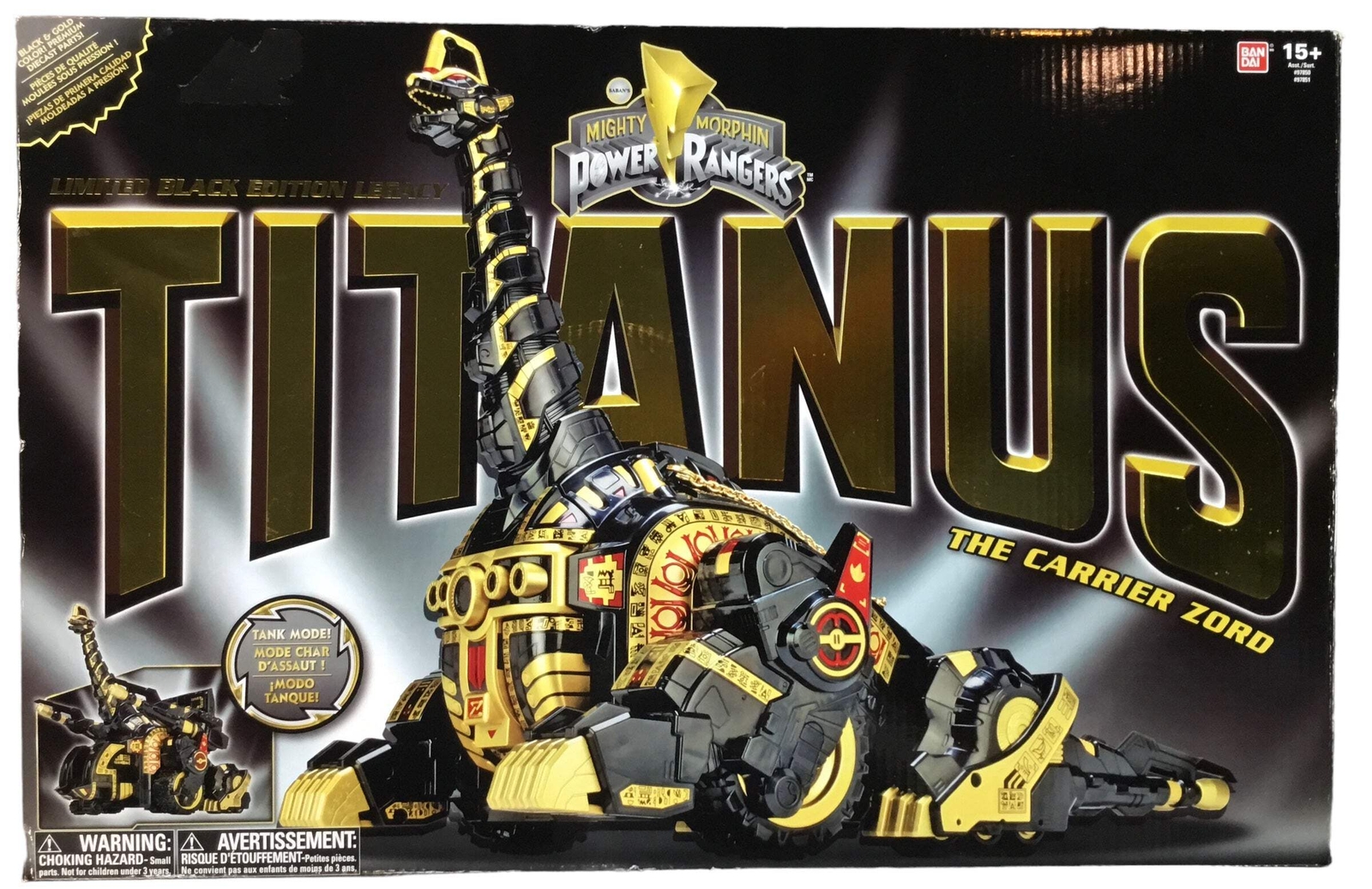 Titanus Black edition – Mighty Morphin&rsquo; Power Rangers Legacy – New In Sealed Box
