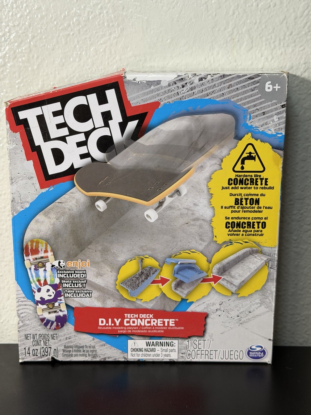 New Tech Deck D.I.Y. Concrete Reusable Modeling Playset *NIB*