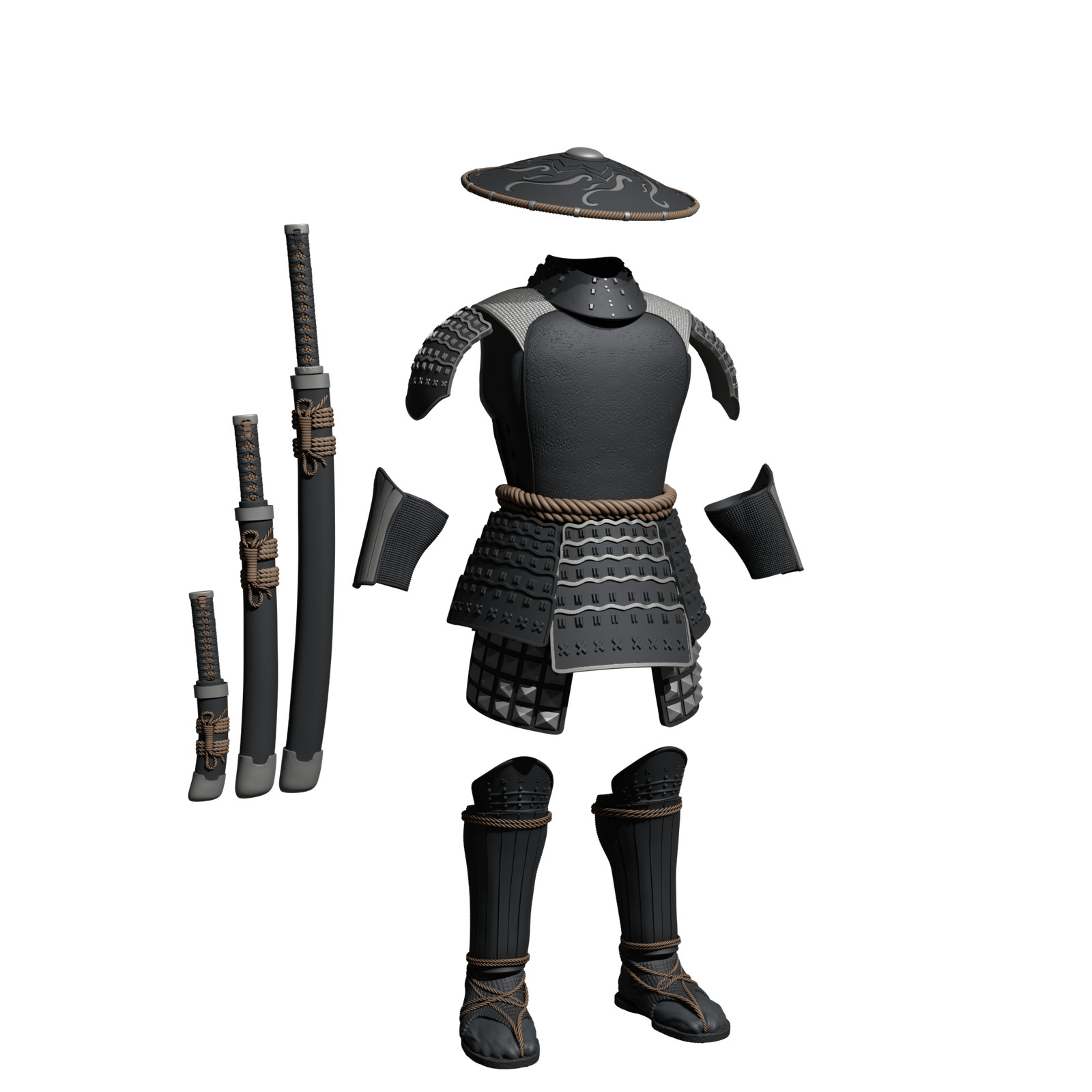 1/6 Scale Deluxe Armor Kit: Samurai
