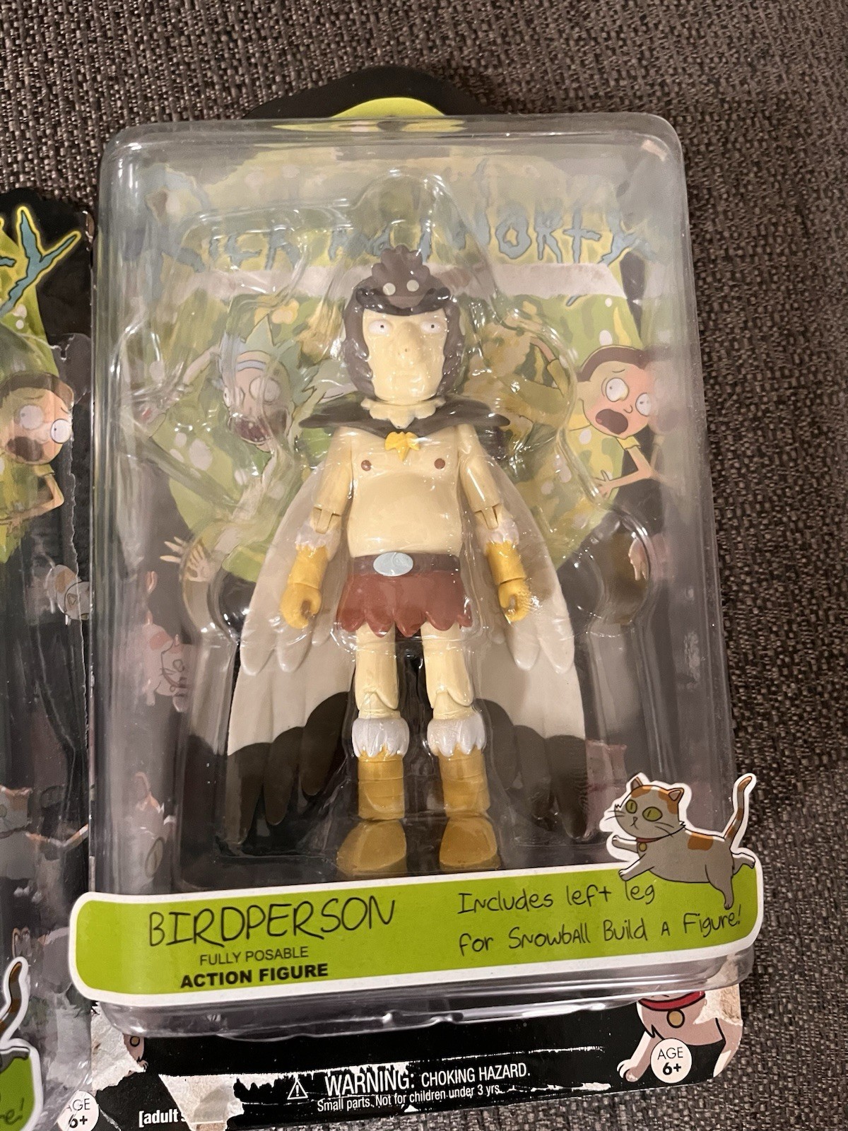 Rick and Morty Boxed Fully Poseable Figures: Build Snowball Set – Open Boxes