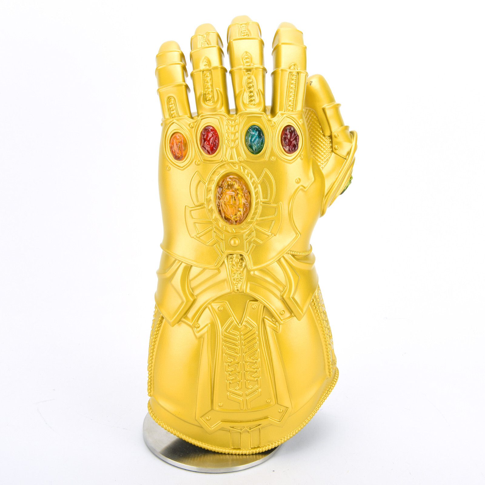 Thanos / Iron Man Infinity War Gauntlet Gloves w/LED Light For Marvel Avengers
