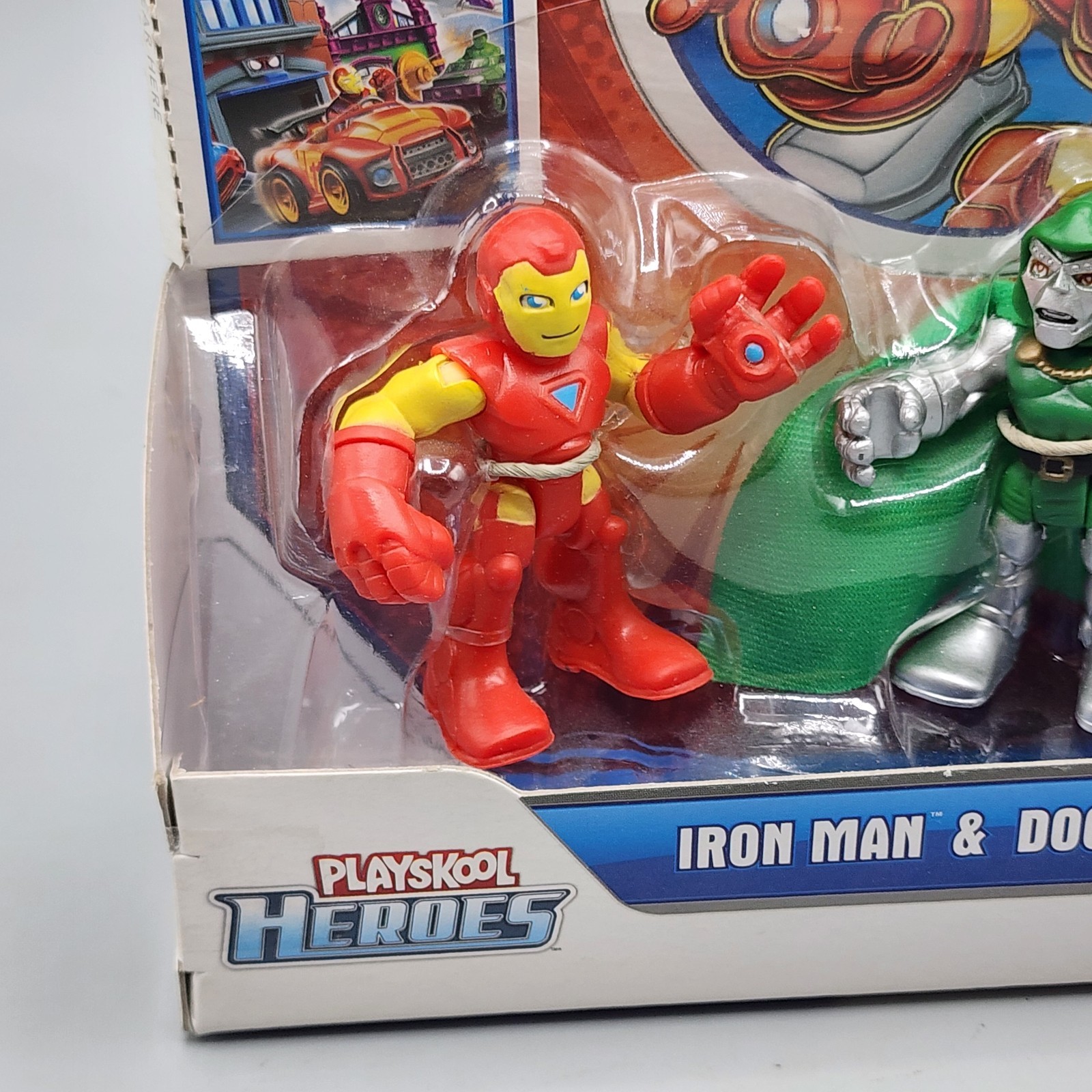 Marvel Super Hero Adventures Playskool Iron Man Doctor Doom – NEW