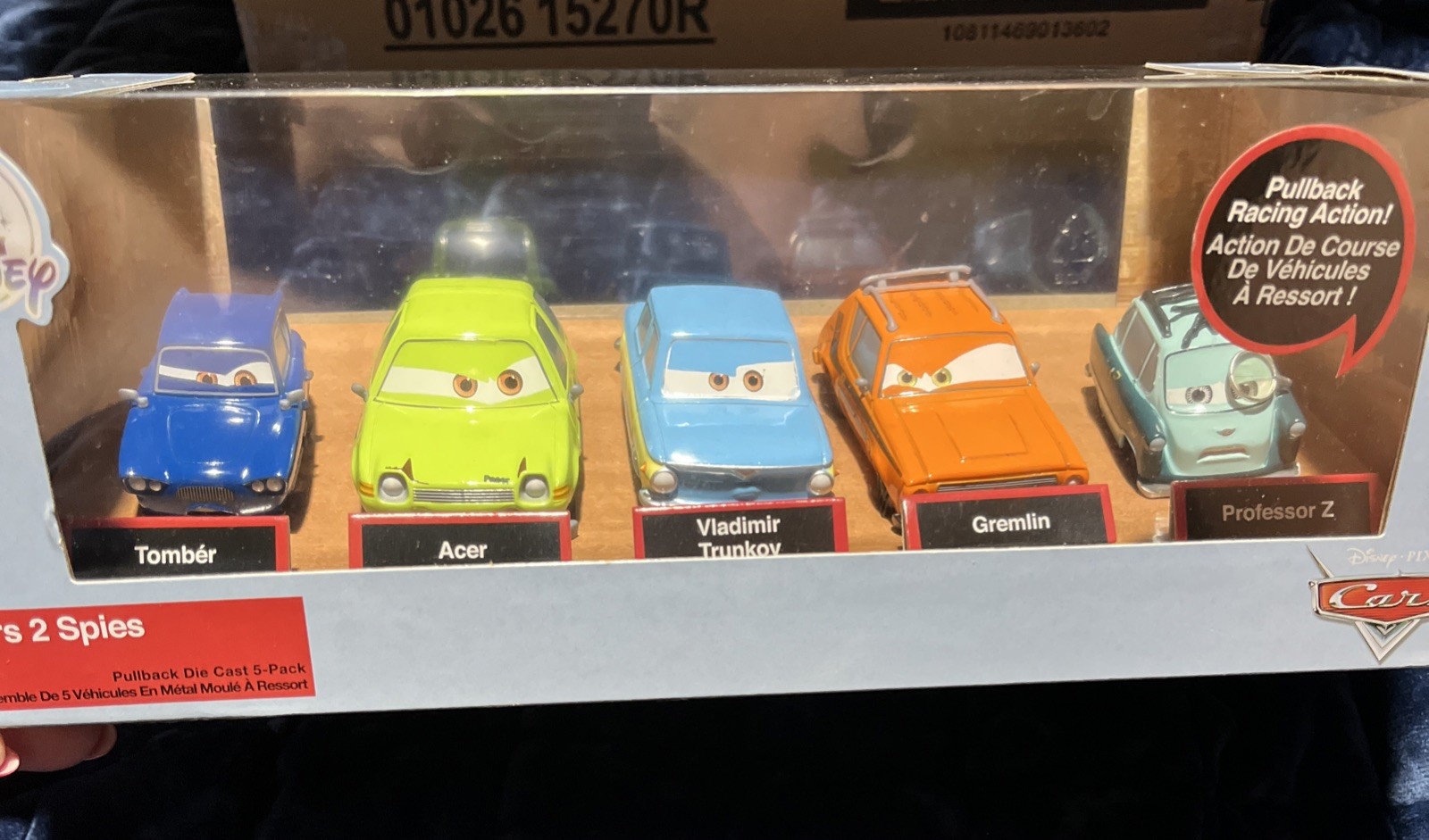 New Sealed 1:43 Disney Pixar Cars 2 – Spies Pull ‘N’ Race Die Cast 5 Car Set