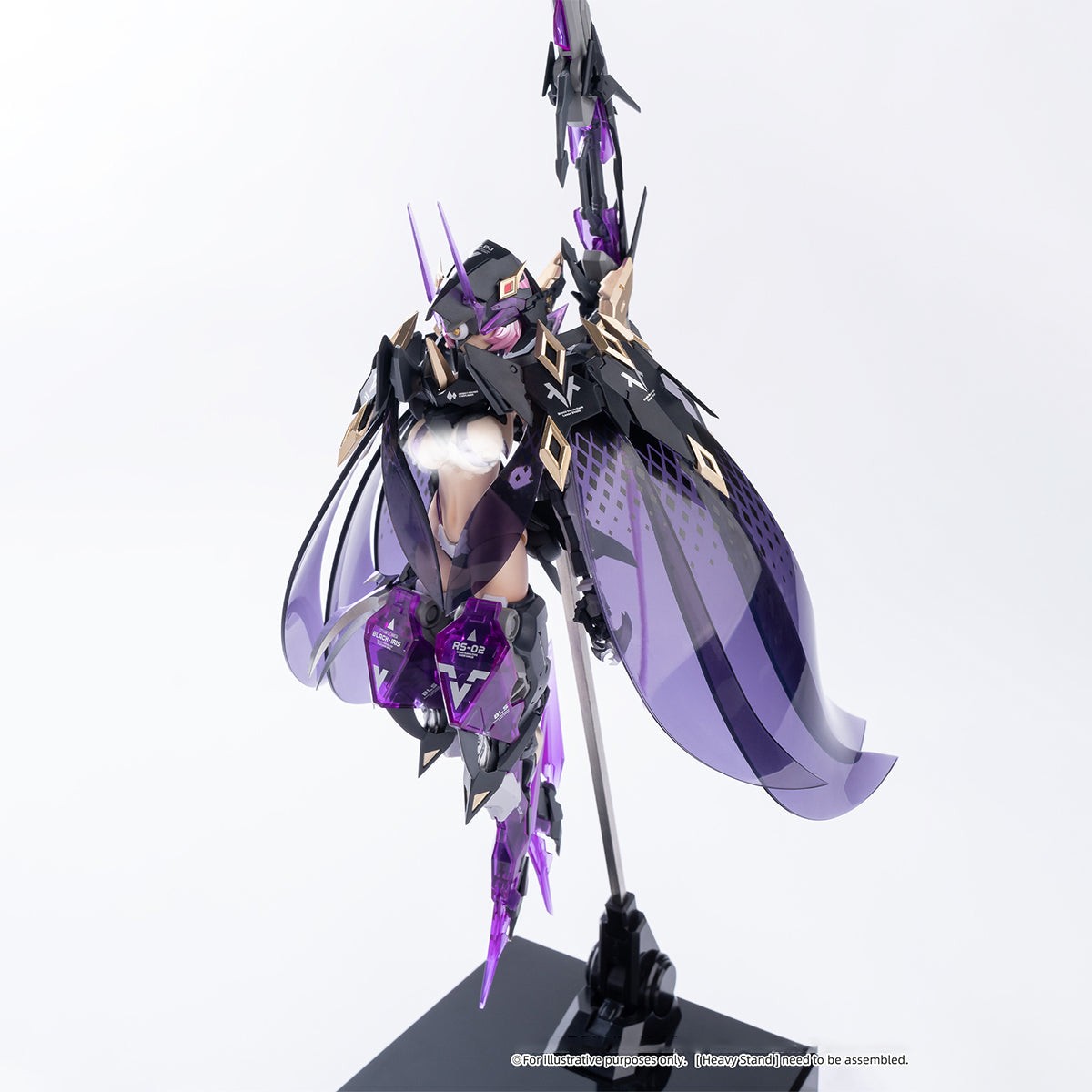 NuCheng Studio Rosa Project Starflower: Black Iris Action Figure