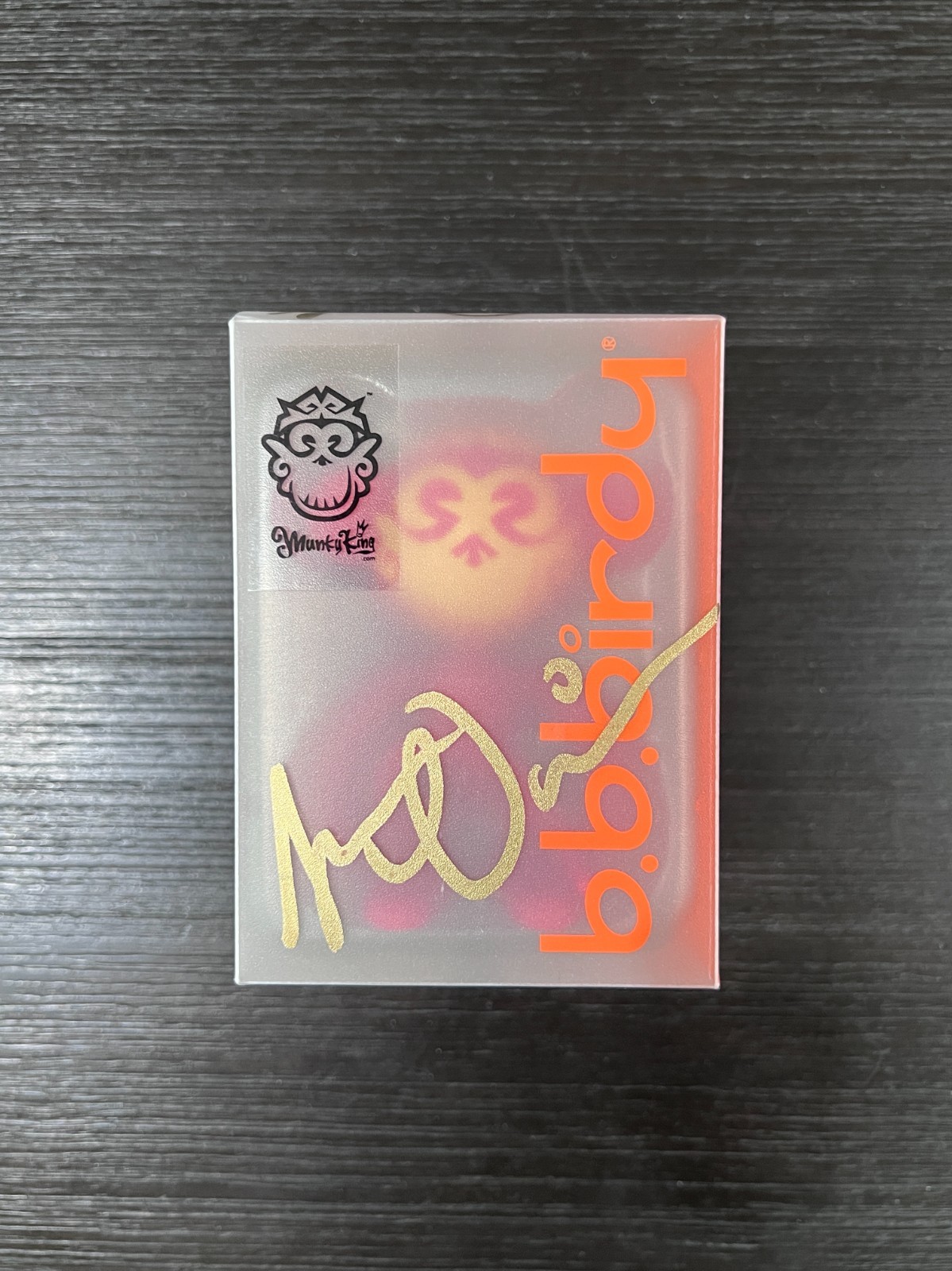 FUNNY CLUB 2005 B.B.Birdy Signed 3x Munky King Vinyl Figure