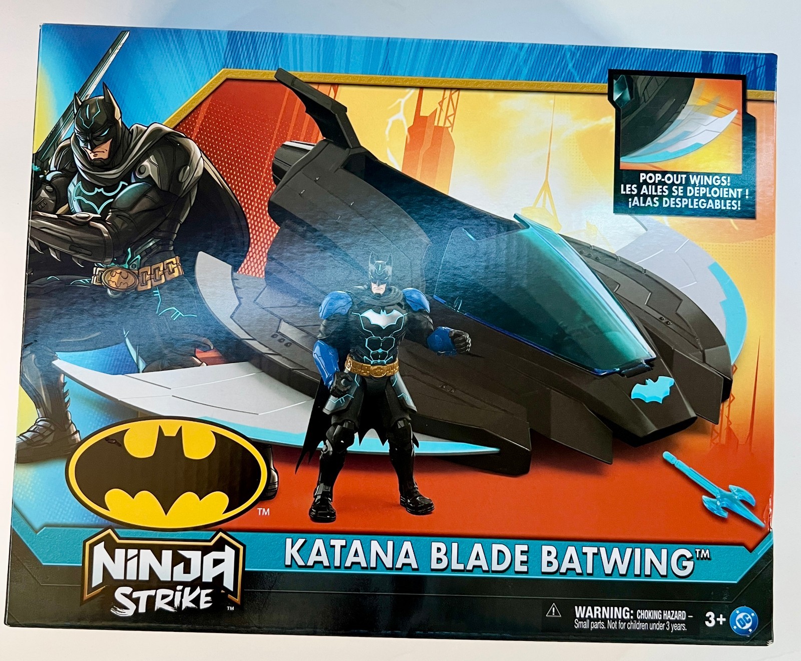 DC Comics Batman Ninja Strike Katana Blade Batwing and 6&Prime; Action Figure New Toy