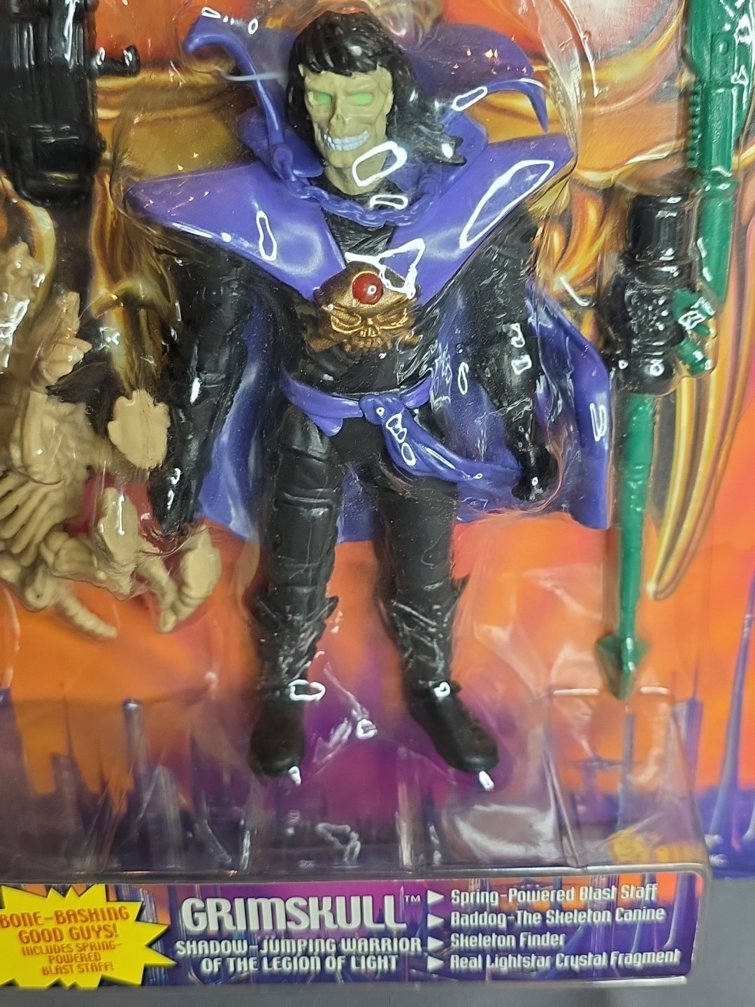 Skeleton Warriors Grimskull Re:Play 2002 Sealed MOC Rare Action Figure Toy
