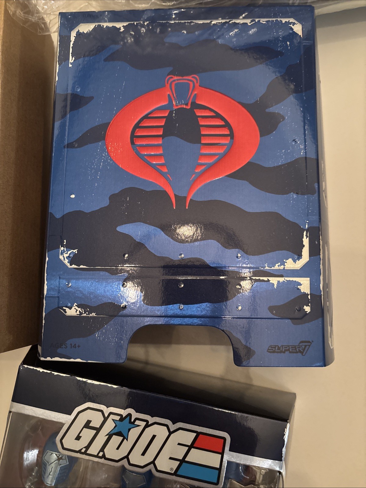 SDCC 2022 COMIC CON EXCLUSIVE SUPER 7 ULTIMATES! GI JOE COBRA B.A.T. 6” FIGURE