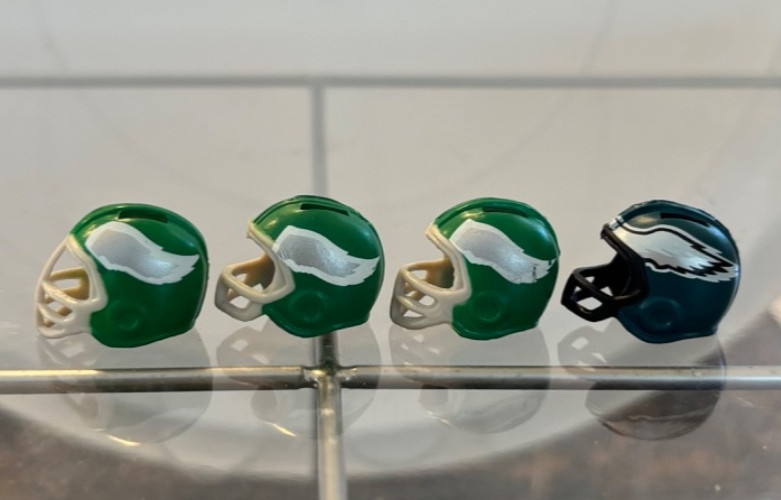 UPDATED 6/8 SUPER DEALS HTF INDIVIDUAL NFL STARTING LINEUP EAGLES HELMETS