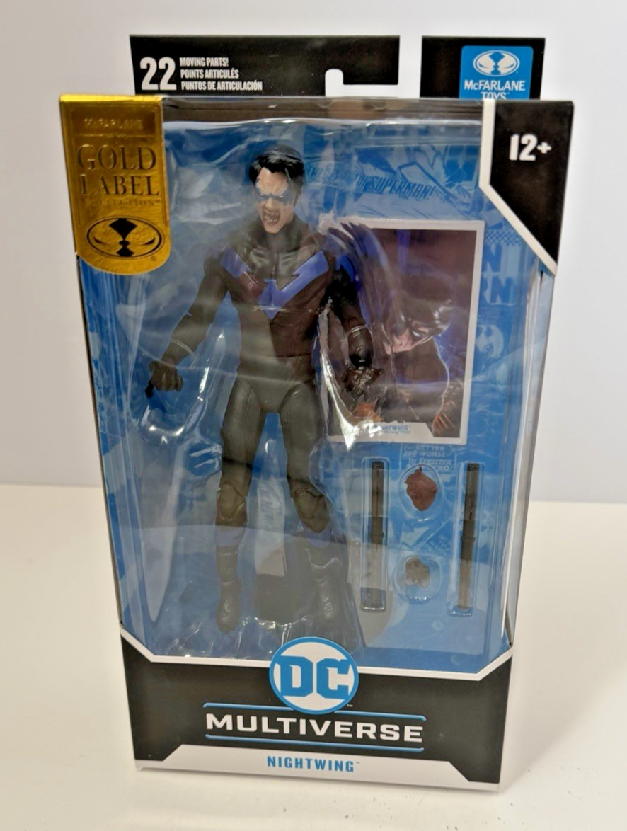 McFarlane DC Multiverse * NIGHTWING (DC VS VAMPIRES) GOLD LABEL 7&Prime; Figure