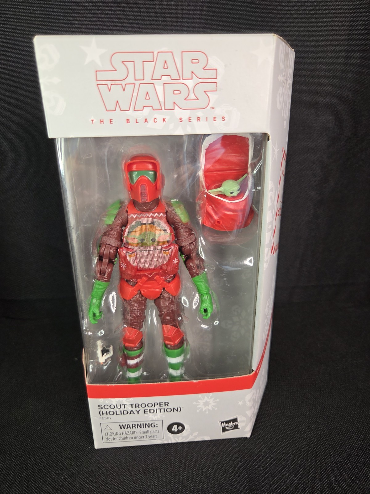 NIB STAR WARS Black Series SCOUT TROOPER & GROGU Holiday Edition Factory Sealed