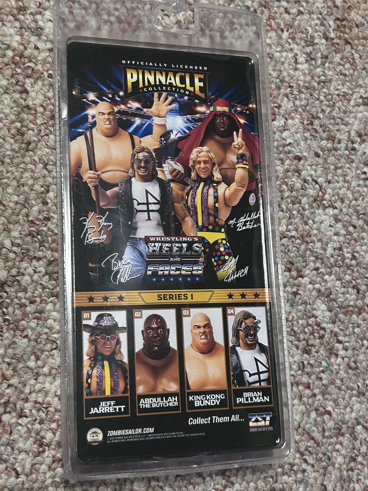 Pinnacle Collection Series 1 Abdullah the Butcher Figure Zombie Sailor WCW ECW