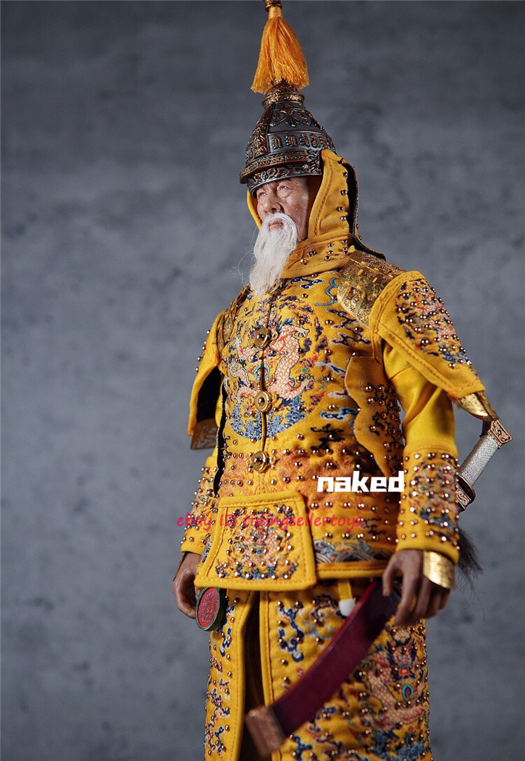 Qing Dynasty General of Fuyuan 1/6 Scale Action Figure King of Cat kc001 Yellow
