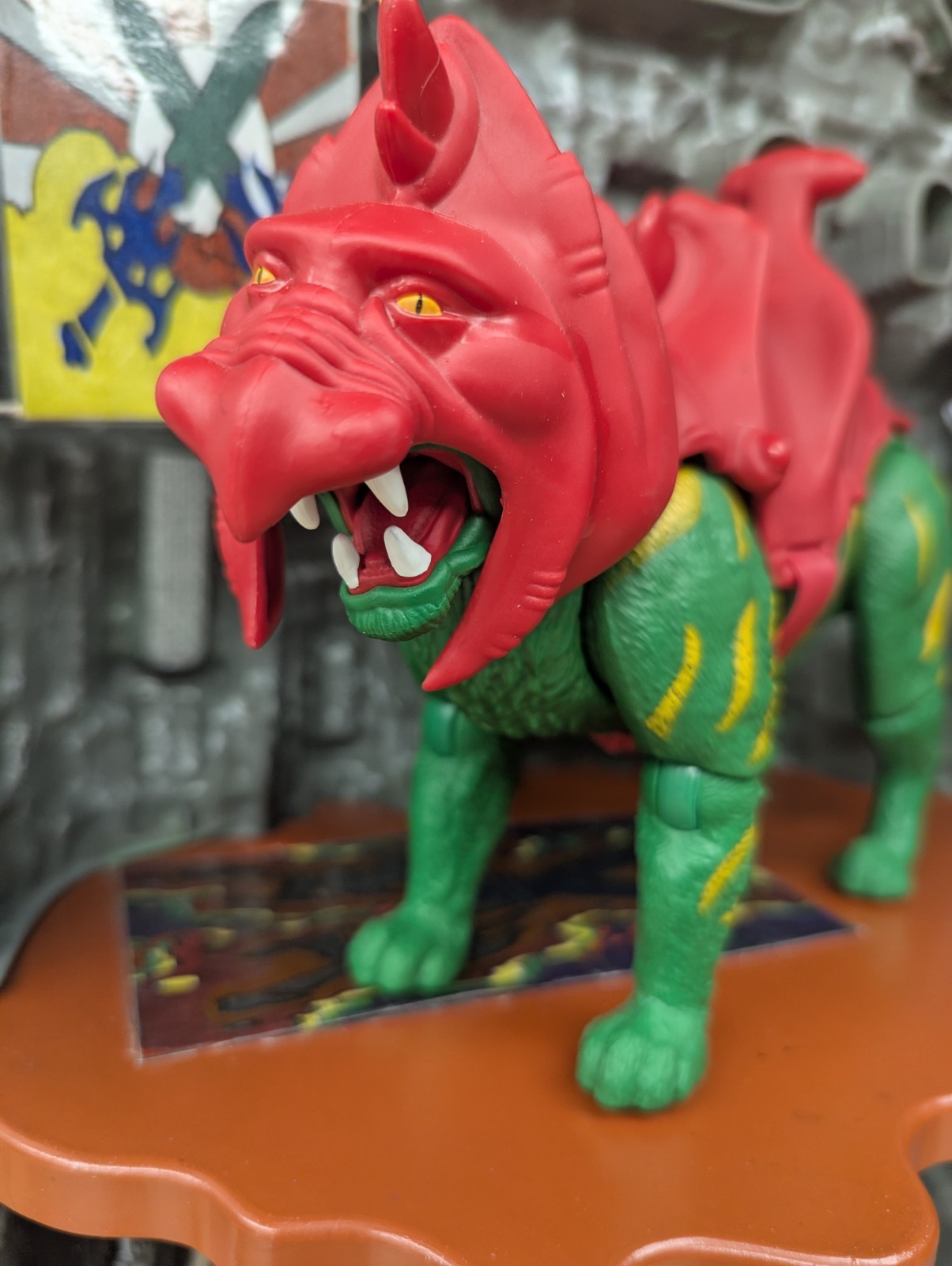 Masters of the Universe Battle Cat Action Figure (He-Man MOTU) Complete