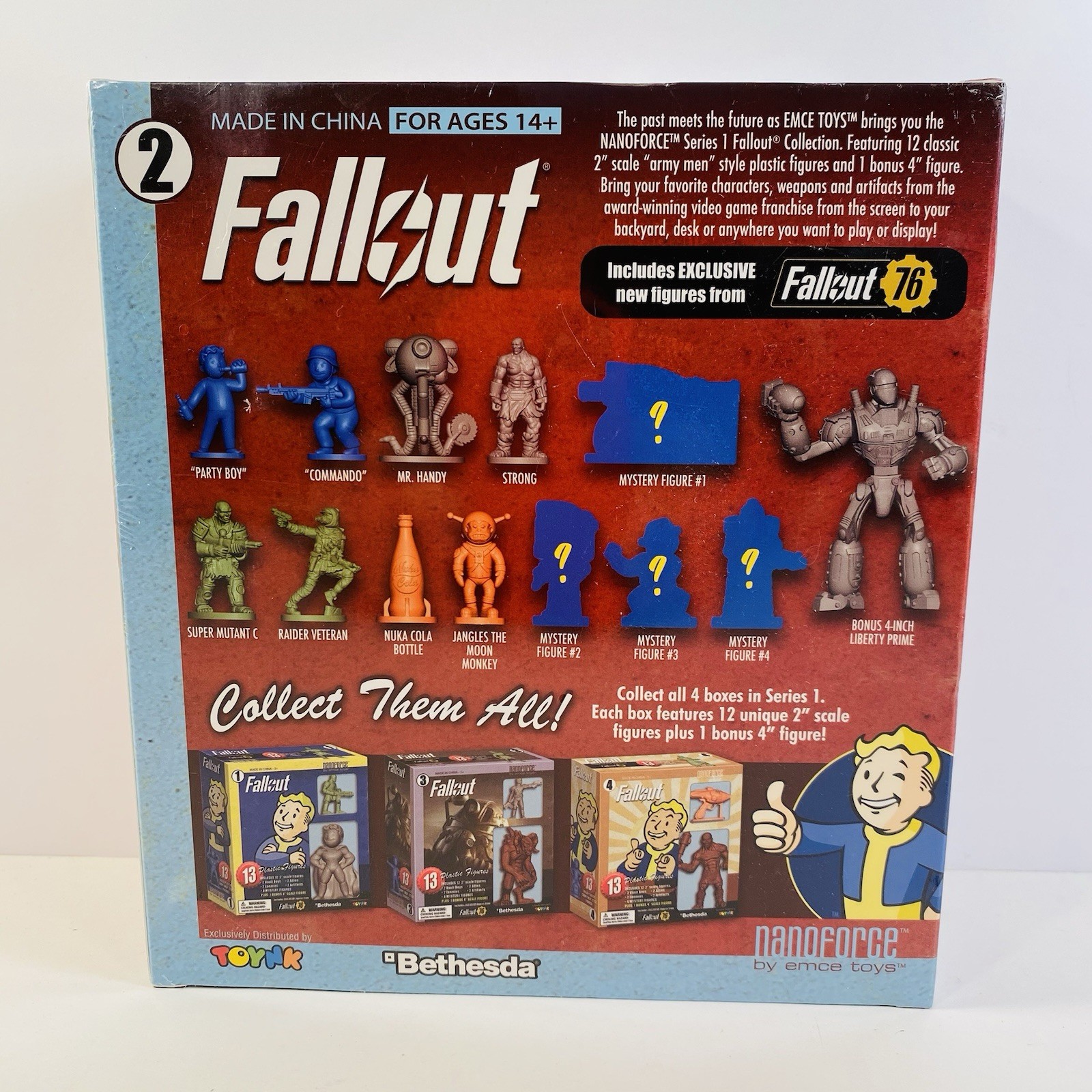 Fallout Nanoforce Volume 2 ~ Plastic Figures 13 Bethesda 2018 Ages 14+ NEW