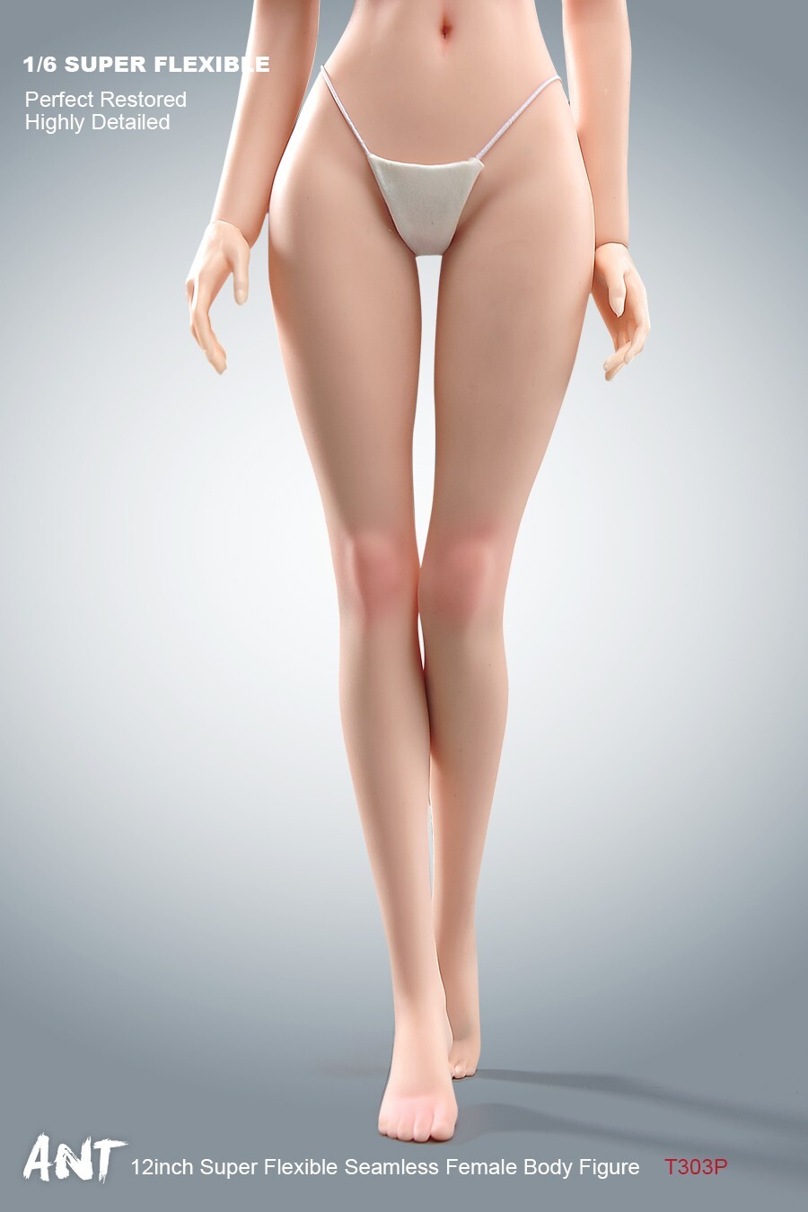 1/6 Normal Large Breast Super Flexible Makeup Seamless Body Figure With Detail