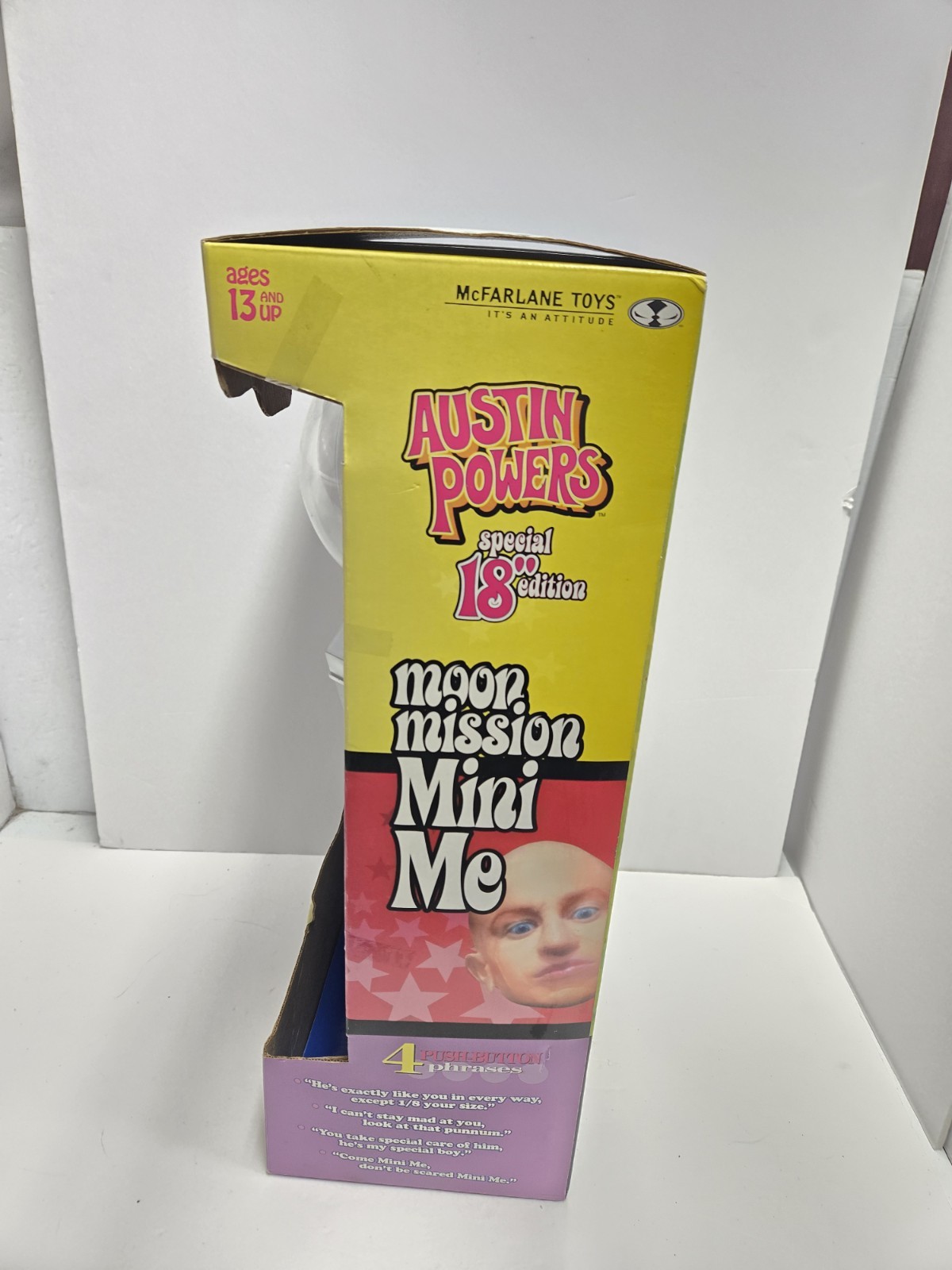 2000 McFarlane Austin Powers 18&Prime; MINI ME Moon Mission Figure In Box McFarlane