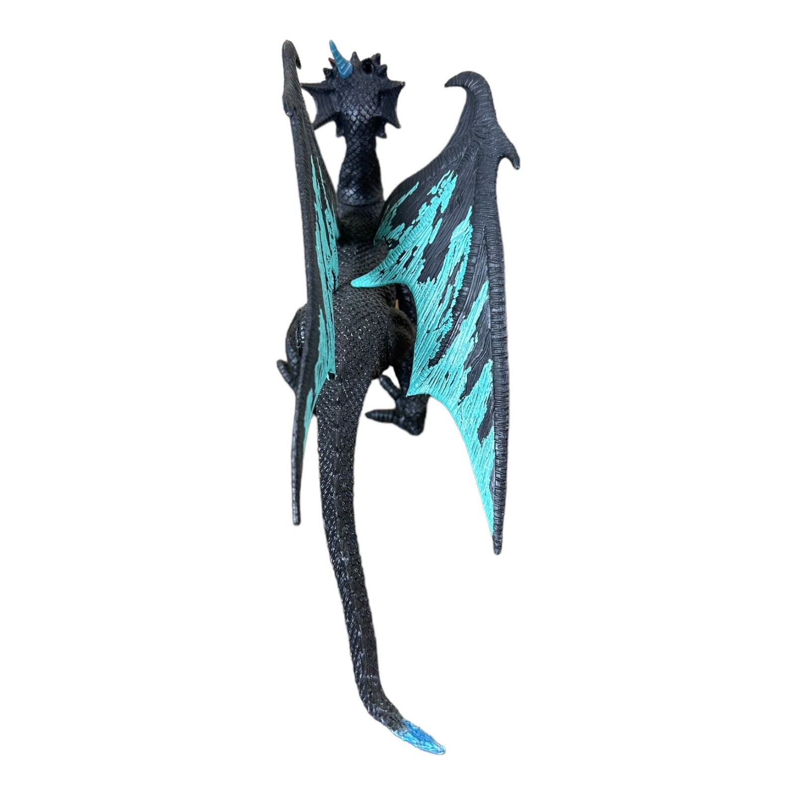 Kid Galaxy: Poseable Dragon Action Figures – Black & Teal Dragon