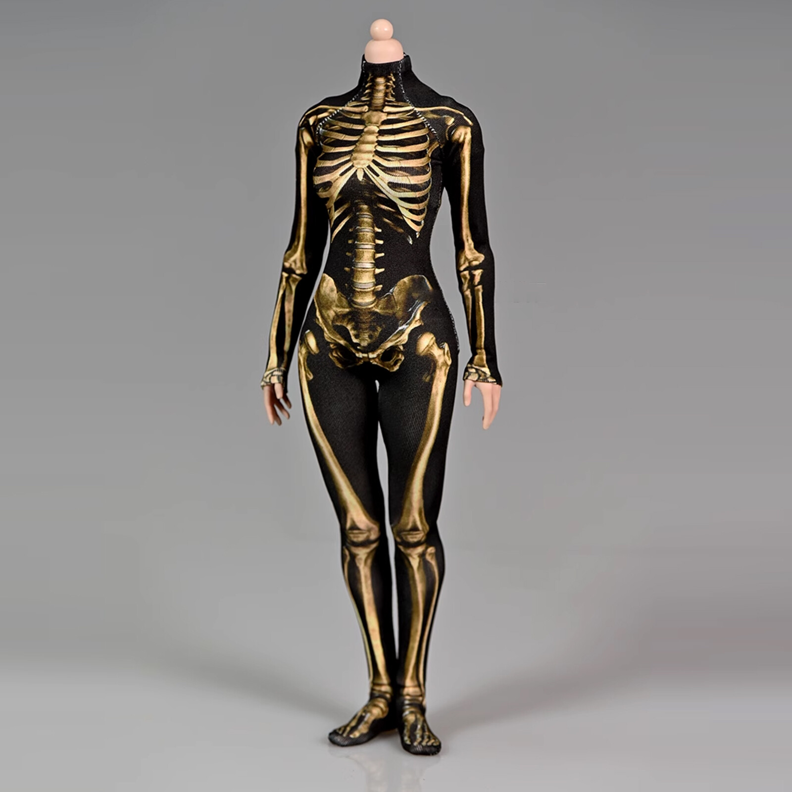 1/6 Female Skeleton Elastic Tight Bodysuit Clothes For 12&Prime;PH TBL Figure Body