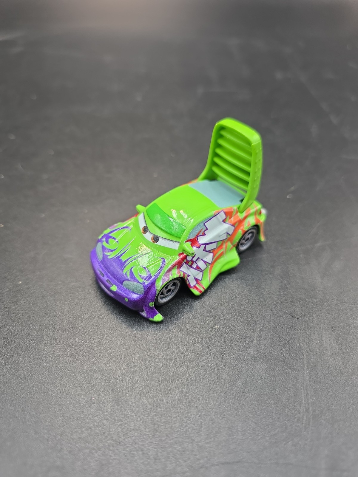 Disney Pixar Cars Wingo Green Purple Diecast Tuner Street Racing Drift Toy Car