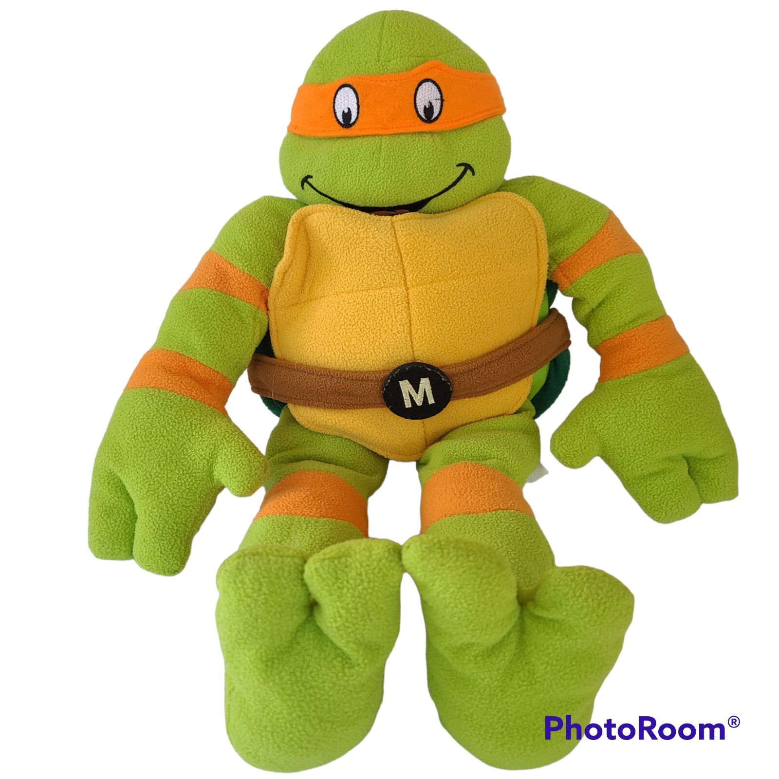 nickelodeon Ninja Turtles Preowned Soft And Cuddly Age 3+ Green /Orange