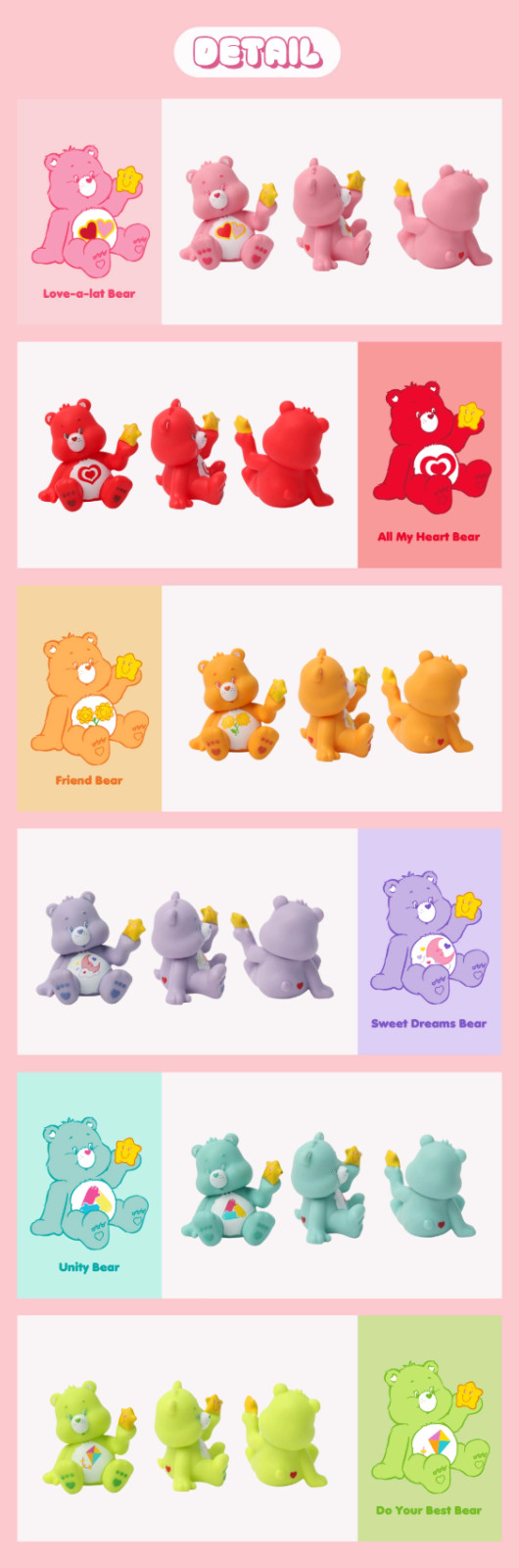 💡 Cloudco Entertainment x Care Bears Ver. 3 One Blind Box w/ One Random Figure