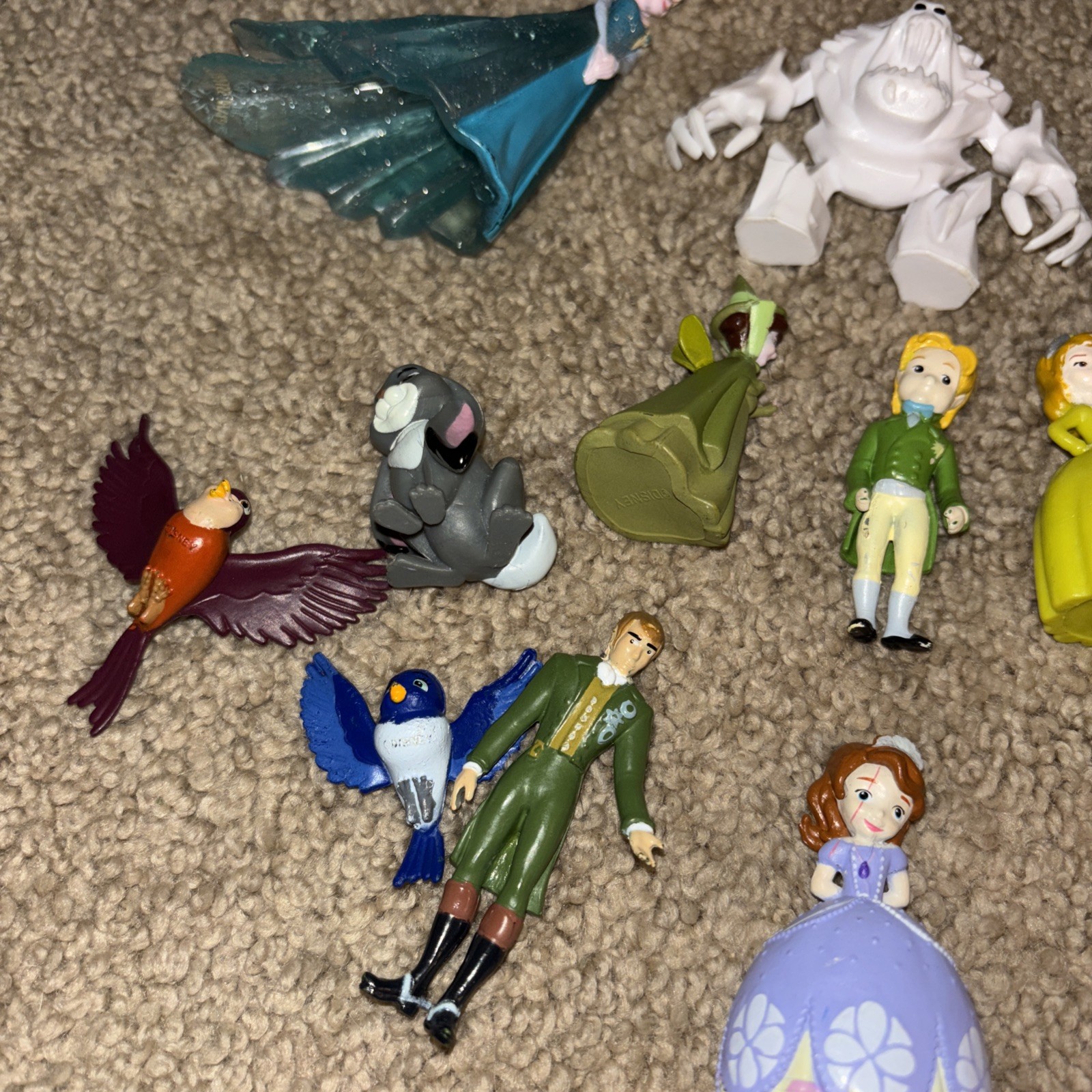 Disney Encanto Frozen Sofia The First Cake Toppers Mini Figures Lot Of 31