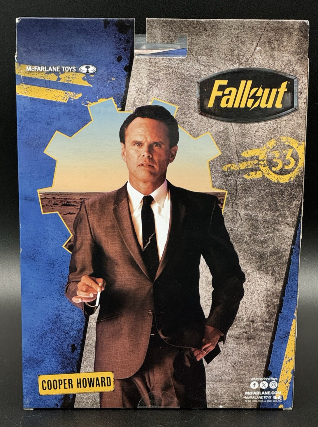 McFarlane Toys Fallout Figure Bundle Cooper Howard Red Platinum and Hank Maclean