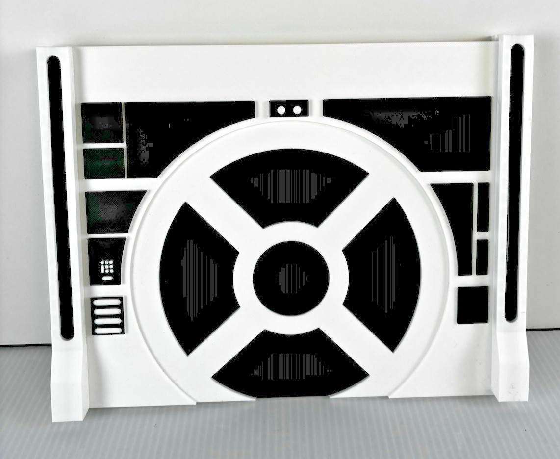 3D Printed Space Station Diorama Wall Display 6&Prime; Figures Sci-Fi Scene Backdrop