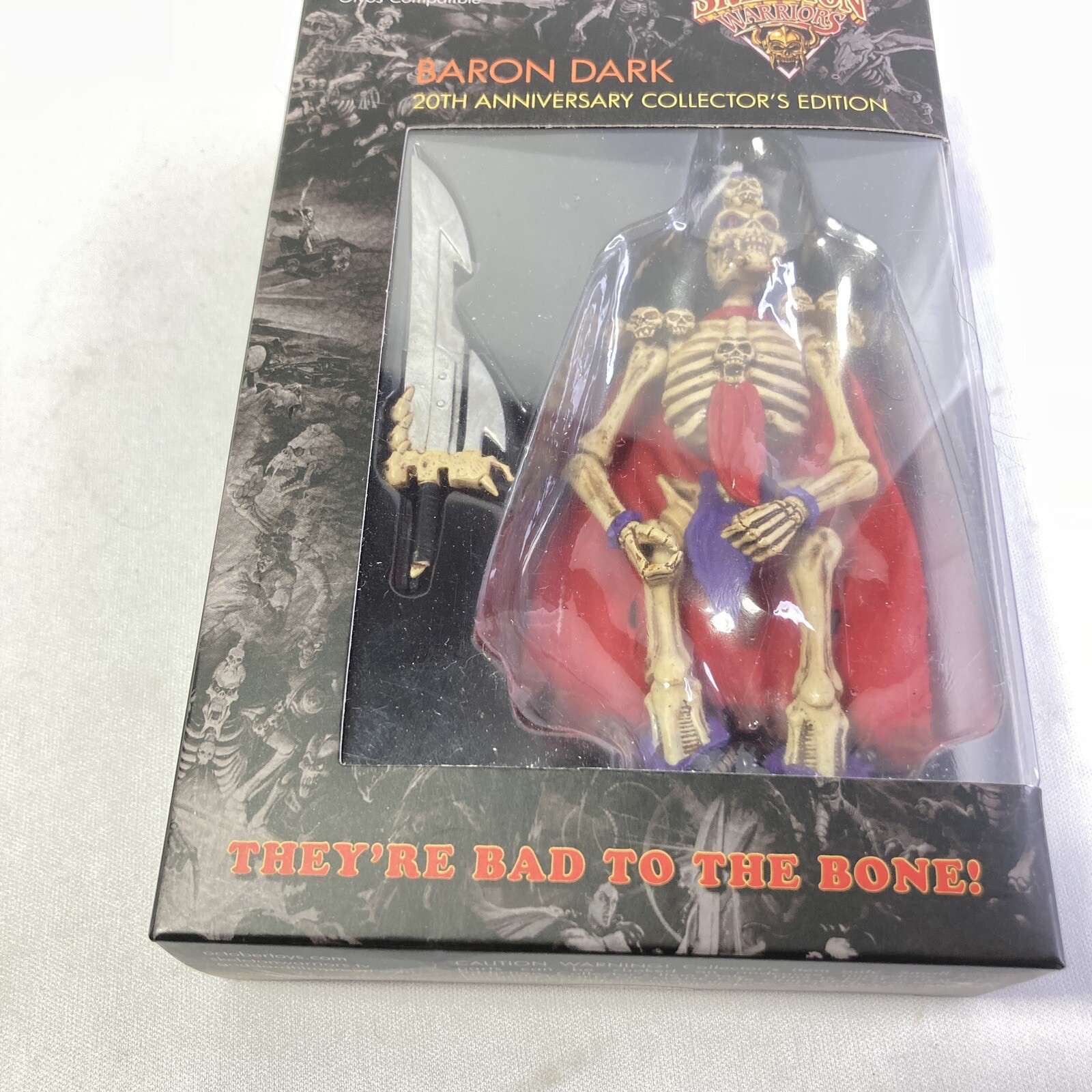 Skeleton Warriors Baron Dark 20th Anniversary 2014 New in Open Box October Toys
