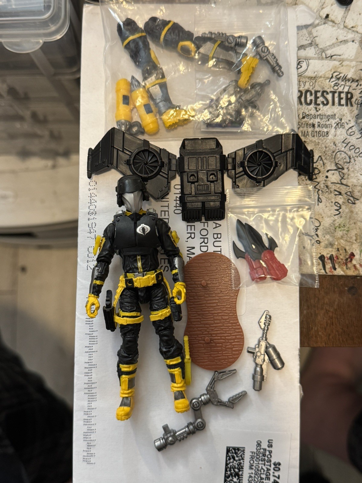 1:18 Marauders Task Force custom cobra gi Joe COBRA B.A.T. Extra parts